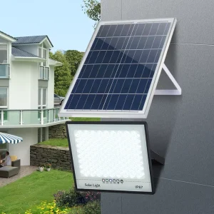 IP67 Waterproof LED Solar Security Flood Light 45W-400W ABS Outdoor Landscape Lighting with 90-120 Beam Angle