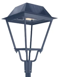 Outdoor Solar Garden Light Aluminum Garden Landscaping LED Light Urban Farola IP66 Rated 150 Beam Angle 2500lm