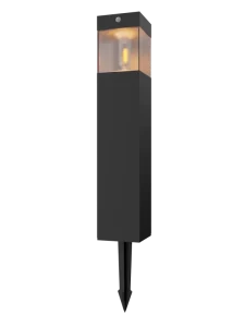 Outdoor Solar LED Bollard Lawn Light Waterproof for Pathways, Backyards, Landscapes, and Driveways