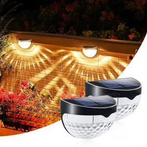 Outdoor Solar Post Lights High Battery Life Solar Decorative Deck Fence Light