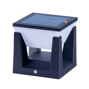 Outdoor Solar Powered LED Pillar Lamp High IP65 Rating Garden Patio Table Wall Lamp New Design for Home