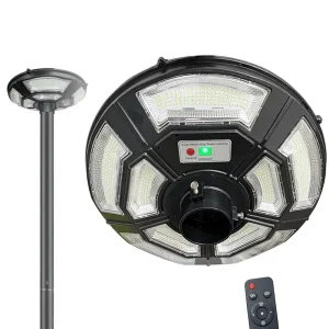 Outdoor UFO Round LED Solar Lamp Holder Motion Sensor IP65 Waterproof Remote Control Solar Street Light