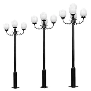 Outdoor Waterproof Garden Lamp Cap for Roads, Communities, Landscapes, Lawns, Parks, and Scenic Areas