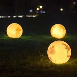 Outdoor Waterproof IP65 DC String Lights Landscape Garden Holiday Street Decoration LED Motif Moon Light