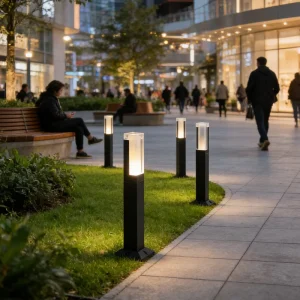 Outdoor Waterproof IP65 Garden Spike Lights LED Bright Auto Decorative Pathway for Yard Lawn Patio Landscape Aluminum Lamp