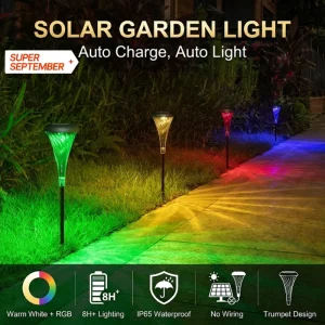 Outdoor Waterproof IP65 LED Solar Garden Light Decorative Small Solar Light for Village Garden