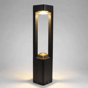 Outdoor Waterproof LED Bollard Light IP65 Die Cast Aluminum Modern Garden Pathway Lawn Lamp 3000K Factory OEM CE RoHS