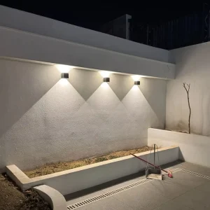 Outdoor Waterproof LED Wall Light Modern Creative Garden Hotel Villa Courtyard Decoration Facade Lighting Fence Light