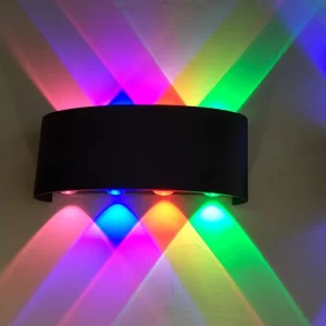 Outdoor Waterproof Modern Aluminum Wall Lamp LED Up and Down Garden Yard Porch Light