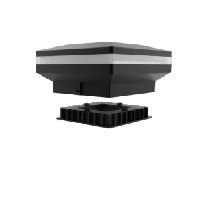 Outdoor Waterproof Solar Powered LED Post Cap Lights for 4×4 3×3 Posts Fence Deck Patio Garden Decoration