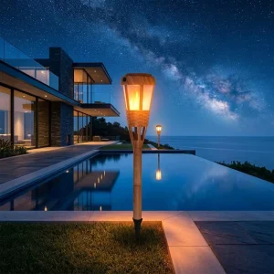 Outdoor Waterproof Solar Wall Lights for Garden Decor