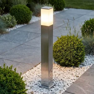 Outdoor Waterproof Stainless Steel LED Lawn Light E27 15W Landscape Pathway Light