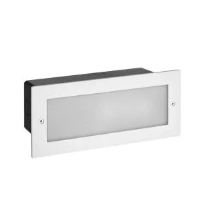 PC2507 Outdoor LED Wall Lamp Footlight PC Material Recessed Wall Corner Light IP65 Outdoor Corridor Step Stair Light