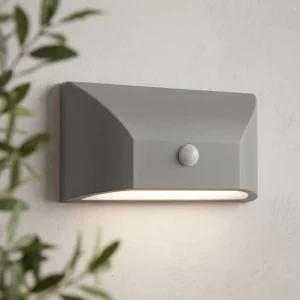 PW2202 SA 6W IP65 Waterproof Solar LED Security Wall Mounted Pure White PIR Motion Sensor Lighting