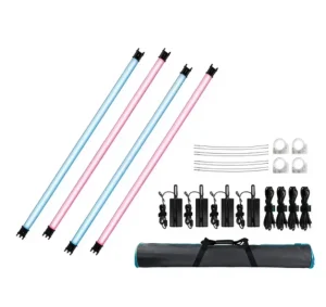 PavoTube II 15C RGB LED Tube Light 2-Light Kit Full Color Tube Light Stick for Photography Studio Filmmaking