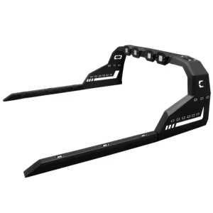 Pickup Truck Heavy Duty Roll Bar 4 LED Lights Powder Coated Steel Universal Fit Hilux/Ranger/Raptor/F150/Navara/D-Max/Amarok