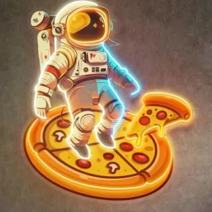 Pizza Neon Sign Custom Led Light Open Restaurant Bar Coffee Boba Shop Business Wall Decor Indoor Display Board Logo