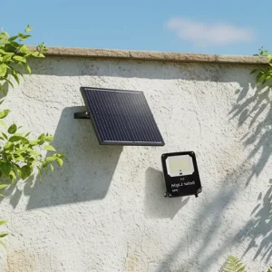 Portable IP66 Rated Aluminum LED Flood Light Explosion Proof Solar Outdoor Garden Wall Street Remote Control