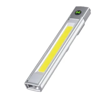 Portable LED Pen Light Strong Magnetic Multi-Source USB Charging Battery Powered Camping Emergency Light