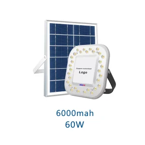 Portable Outdoor Solar Powered LED Flood Light with IP65 Rating 40W-300W Dimmable CE Certified