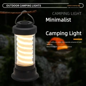 Portable Outdoor USB Rechargeable LED Camping Lantern for Hiking and Emergencies