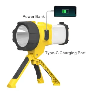 Portable Rechargeable Long-Range LED Spotlight Camping Light