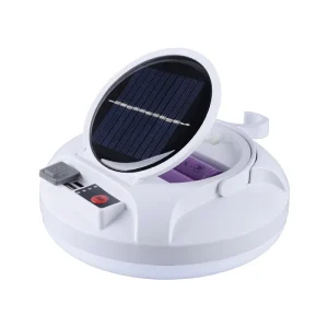 Portable Solar LED Camping Light Rechargeable Waterproof Hanging Emergency Light for Fishing and Tents