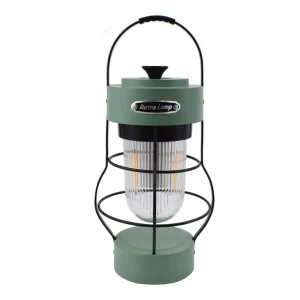 Portable USB Rechargeable Kerosene-Style LED Camping Lantern Emergency Light