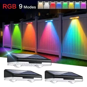 Portable Waterproof Solar Step Lights for Outdoor Patio and Landscape