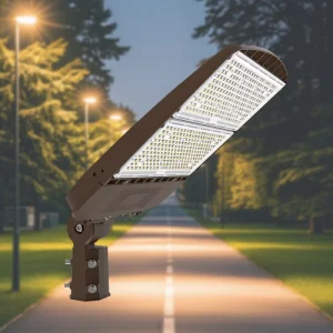 Power and CCT Tunable IP65 100W 150W 200W 240W 300W Shoebox LED Street Light for Parking Lots Walkways Roadways and Public Areas