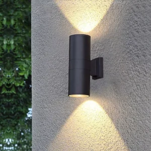 Premium LED Cylindrical Wall Light Outdoor IP65 Waterproof Aluminum 2 Year Warranty 110 240V Garden Patio Landscape Lighting