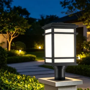 Professional Grade Rust Proof Ip44 Waterproof Aluminum Housing for Exterior Building Gate Outdoor Pillar Light