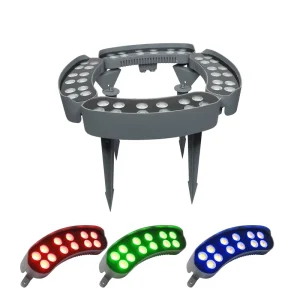 Professional IP65 RGBW LED Palm Tree Light Adjustable Ring Up Lighting for Garden with App Control