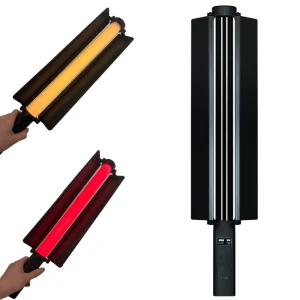Professional LED Handheld Video Studio Photography Light Stick Switch Control Adjustable Color Temp 2500-9000K CRI 95 Lighting