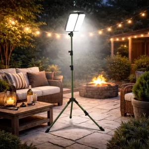 Professional Solar Rechargeable LED Work Light Outdoor Garden & Camping Lighting