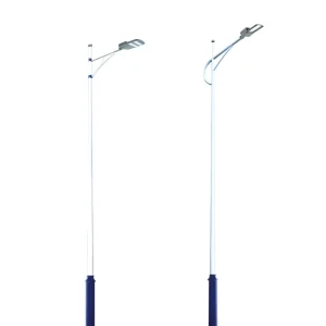Q235 Q345 7m 8m 9m Solar Octagonal Street Light Pole Steel Lamp Post Galvanized Street Light Pole