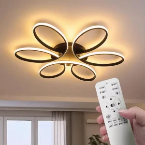 RC Dimmable LED Ceiling Light for Living Rooms, Hotels, Apartments, Villas, Corridors, Entrances, Cloakrooms, Stairs, and Balconies