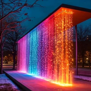 RGB Fiber Optic Commercial Decorative Light IP65 Waterproof for Plaza Tree Architectural Landscape Outdoor Lights