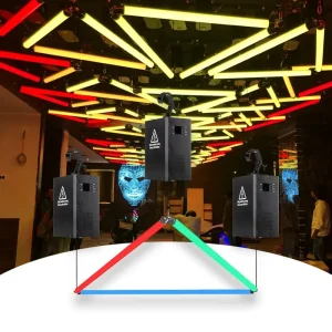 RGB Kinetic Triangle LED Tube Light for DJ Club and Stage, DMX512, IP55