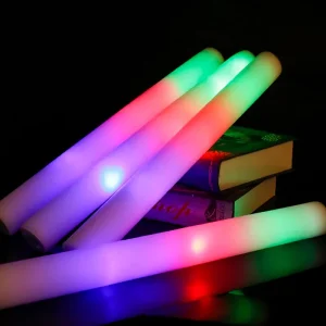 RGB LED Glow Sticks Cheer Tube for Christmas Easter Bar Party Birthday Wedding Supplies