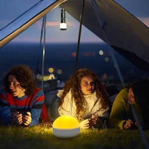 RGBW Color-Changing Rechargeable Plastic LED Camping Light
