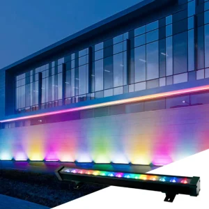 RGBW LED Wall Washer Light IP65 Waterproof Professional Outdoor Facade Building Exterior Lighting Linear Light
