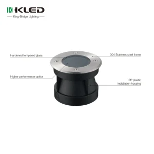 Recessed Ground Mounted Aluminum Alloy Garden Paver Lights LED IP66 Adjustable Remote Control Underground