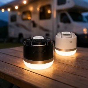 Rechargeable LED Camping Lantern IP65 ABS PC Hanging Portable Emergency Light