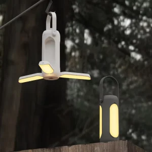 Rechargeable LED Camping Lantern with Power Bank SOS Strobe Light