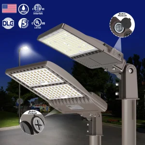IP65 IK10 AC Powered LED Shoe Box Street Light TR SL15 Series 100W 400W Lumileds SMD3030 Road Use
