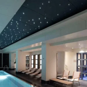 Sauna Room Star Ceiling LED Starry Sky Aluminum Fiber Optic Lights RGBW APP DMX512 Adjustable Brightness
