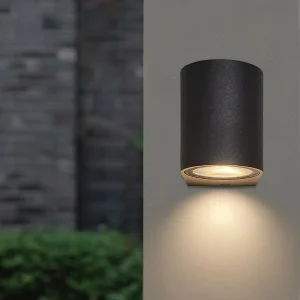 Semi-Circular Single-Head Aluminum Alloy IP65 Waterproof Outdoor Wall Light