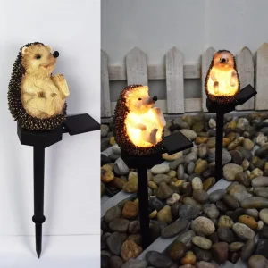 Shenzhen Garden Decoration Lights Suppliers Outdoor Waterproof Ground Pole Landscape Lighting Solar Energy Led Hedgehog Light