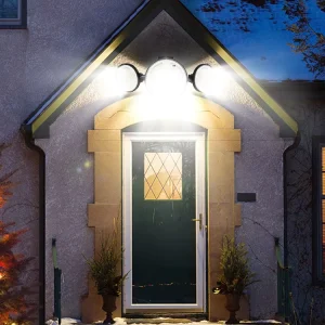 Simple Modern 3 Heads Adjustable 1.5w IP65 Waterproof Outdoor Garden Street Separated LED Solar Wall Light